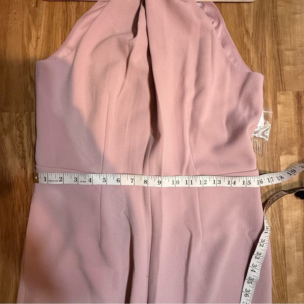 Julia Jordan Light Mauve Formal Wide Leg Jumpsuit Halter Neck Prom Size 10 NWT - Picture 10 of 10